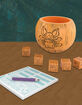 USAOPOLY Disney Stitch Yahtzee Game image number 4