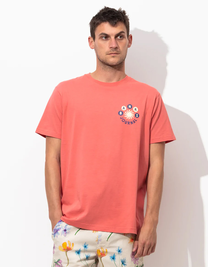 BANKS JOURNAL Pop Heart Classic Mens Tee image number 2