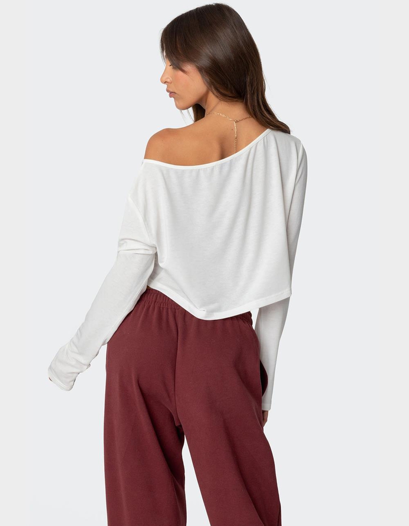 EDIKTED Cropped Off Shoulder Top image number 4