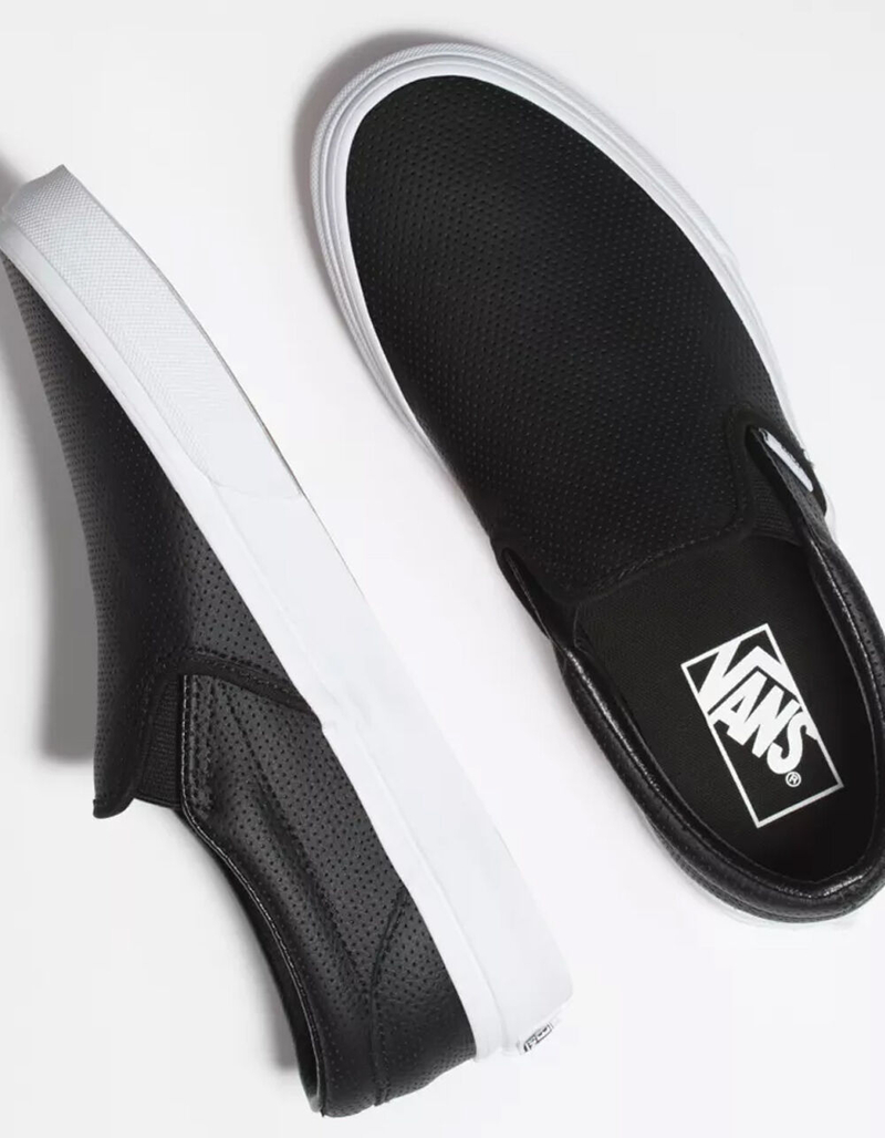 VANS Perf Leather Classic Slip-On Womens Shoes image number 3