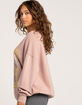 O'NEILL Choice Womens Oversized Fleece Crewneck Sweatshirt image number 2