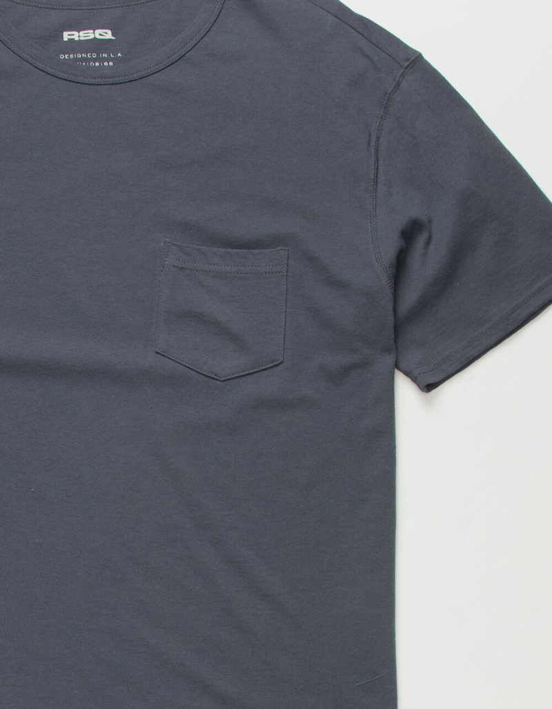 RSQ Mens Tall Pocket Tee image number 4