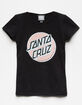 SANTA CRUZ Lined Dot Girls T-Shirt image number 1