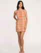 BILLABONG Check Me Out Womens Mini Dress image number 1