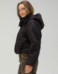 LOVE TREE Womens Hooded Puffer Jacket image number 3