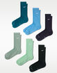 NIKE Everyday Elevated 6 Pack Crew Socks image number 1