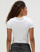 RIOT SOCIETY Hibiscus Womens Baby Tee image number 4