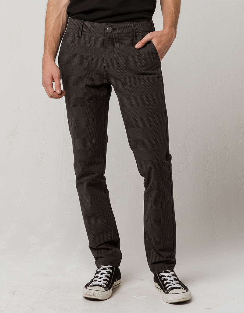 RSQ London Rigid Plaid Skinny Mens Chino Pants image number 0