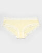 FULL TILT Rib Lace Trim Cheeky Panties image number 1