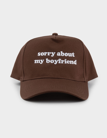Sorry About My Boyfriend Womens Snapback Hat Alternative Image