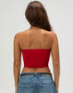 BOZZOLO Lace Trim Womens Tube Top image number 4