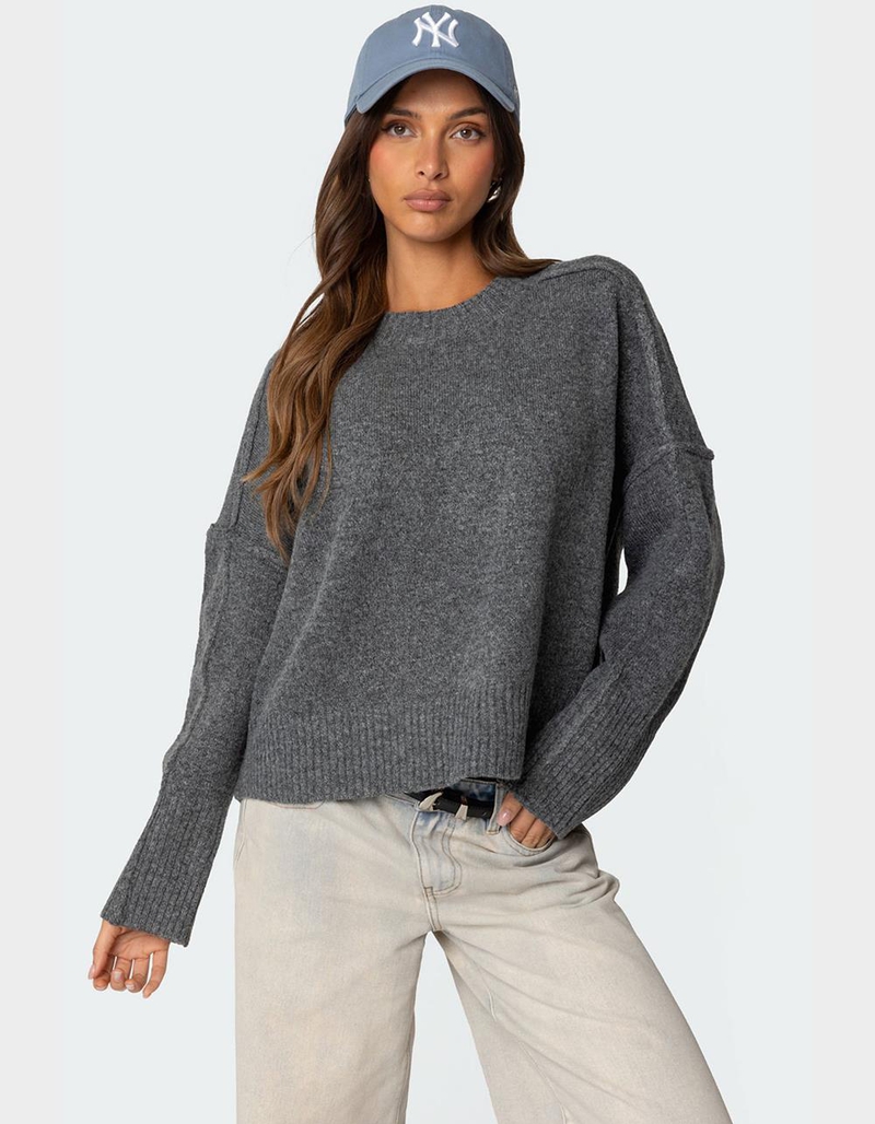 EDIKTED Shirley Oversized Sweater image number 0
