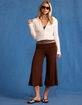 RSQ Womens Cable Zip-Up Sweater image number 6