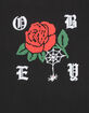 OBEY Spider Rose Mens Heavyweight Boxy Tee image number 5
