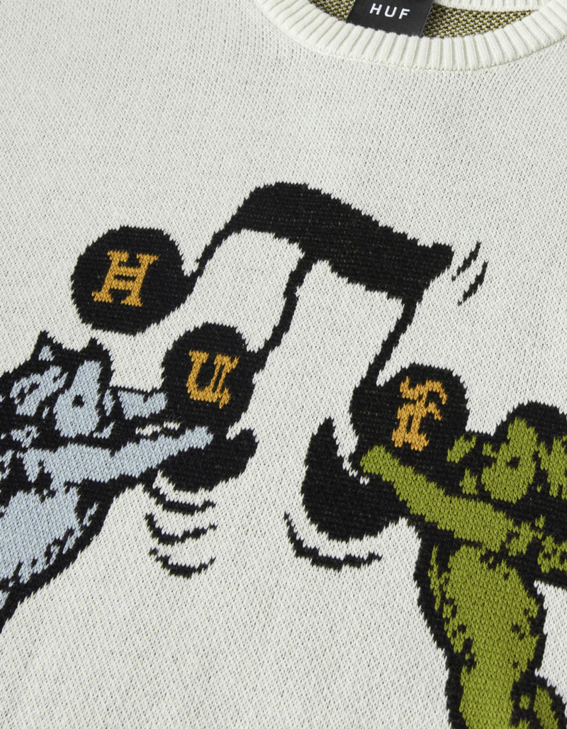 HUF Song Intarsia Mens Sweater image number 3