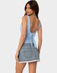 EDIKTED Ronda Bow Back Tank Top image number 1