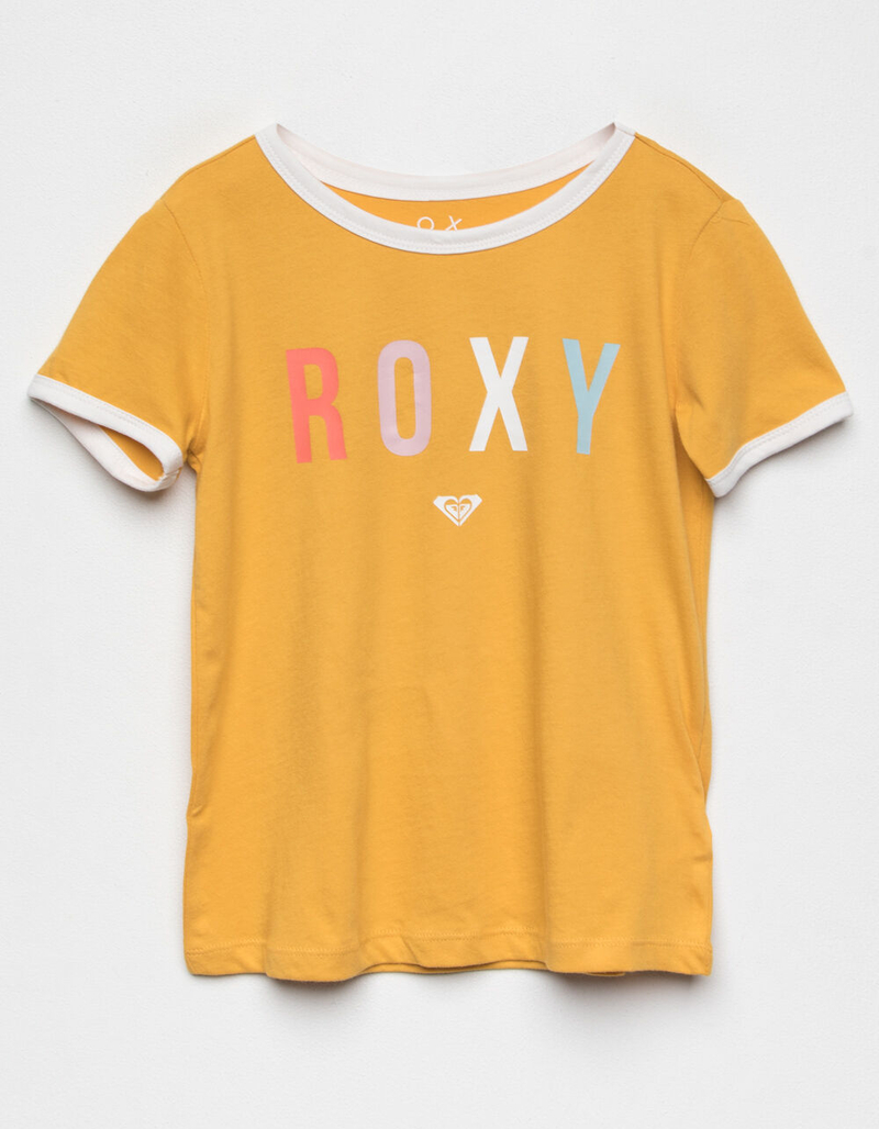 ROXY Come Alive Girls Ringer Tee (Little Girls, Big Girls) image number 0