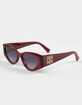 RSQ Rectangle Cat Eye Sunglasses image number 1