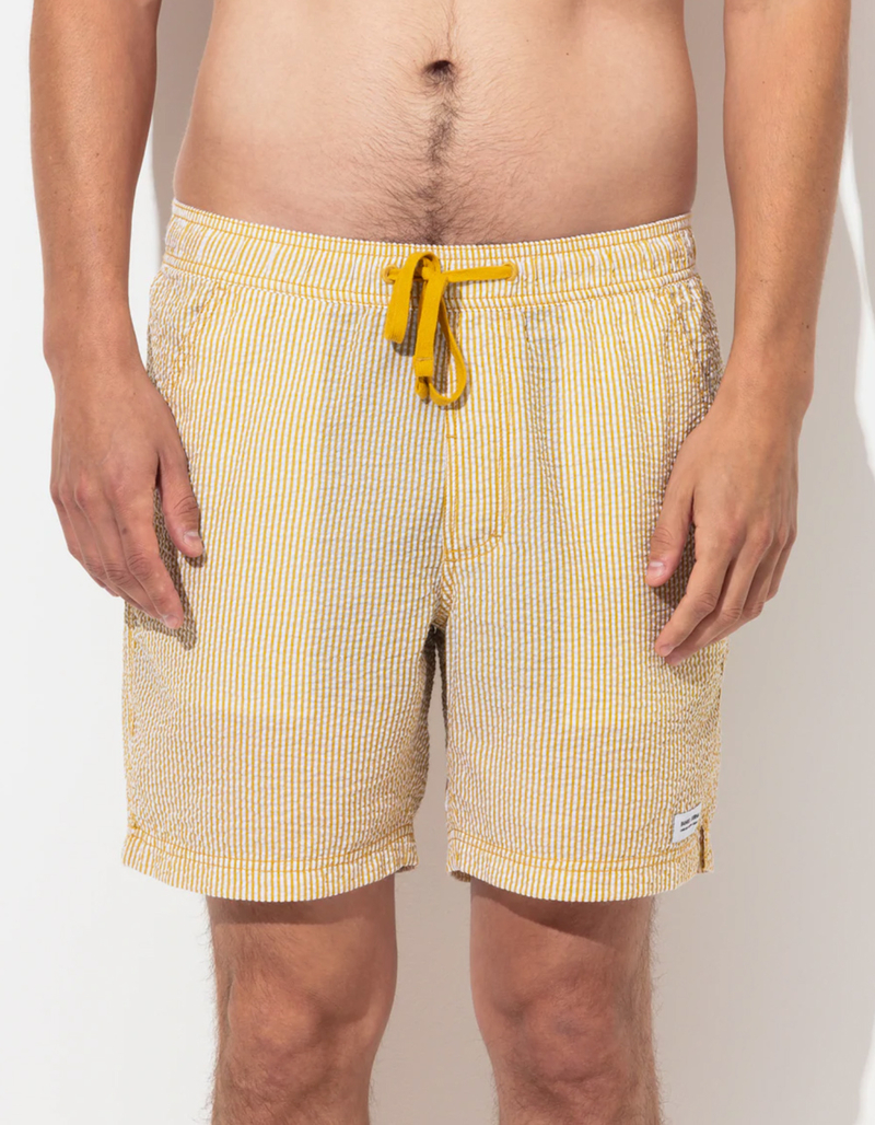 BANKS JOURNAL Tallows Mens Elastic Waist Boardshorts image number 3