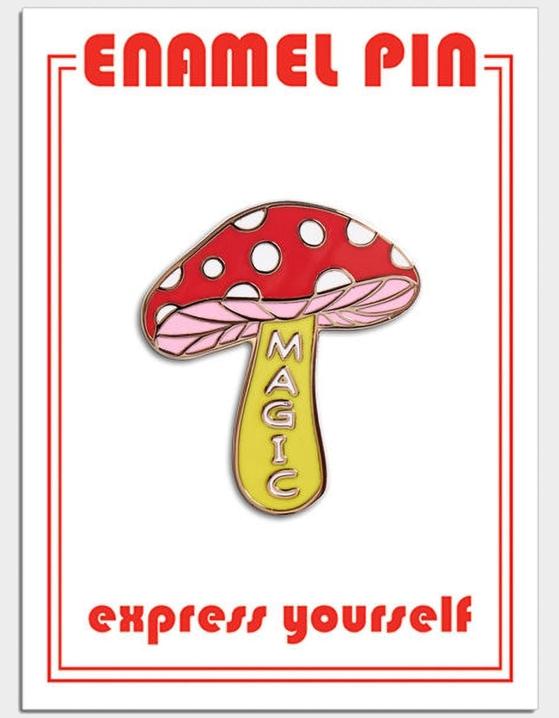 THE FOUND Magic Mushroom Enamel Pin image number 0