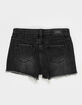 RSQ Girls Vintage High Rise Frayed Shorts image number 5