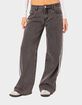 EDIKTED Washed Low Rise Ribbon Jeans image number 3