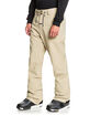 DC SHOES Relay Mens Tan Shell Snow Pants image number 2