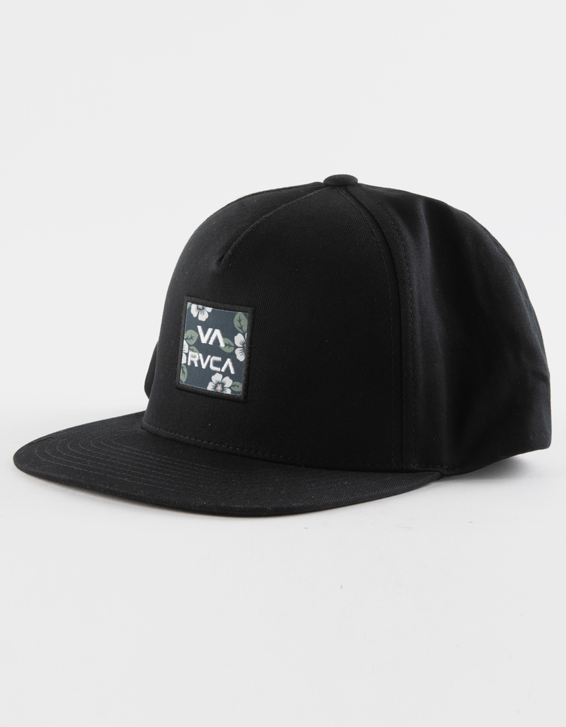 RVCA Square Patch Fill Mens Snapback Hat image number 0