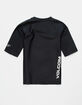 VOLCOM Lido Solid Black Boys Rash Guard image number 2