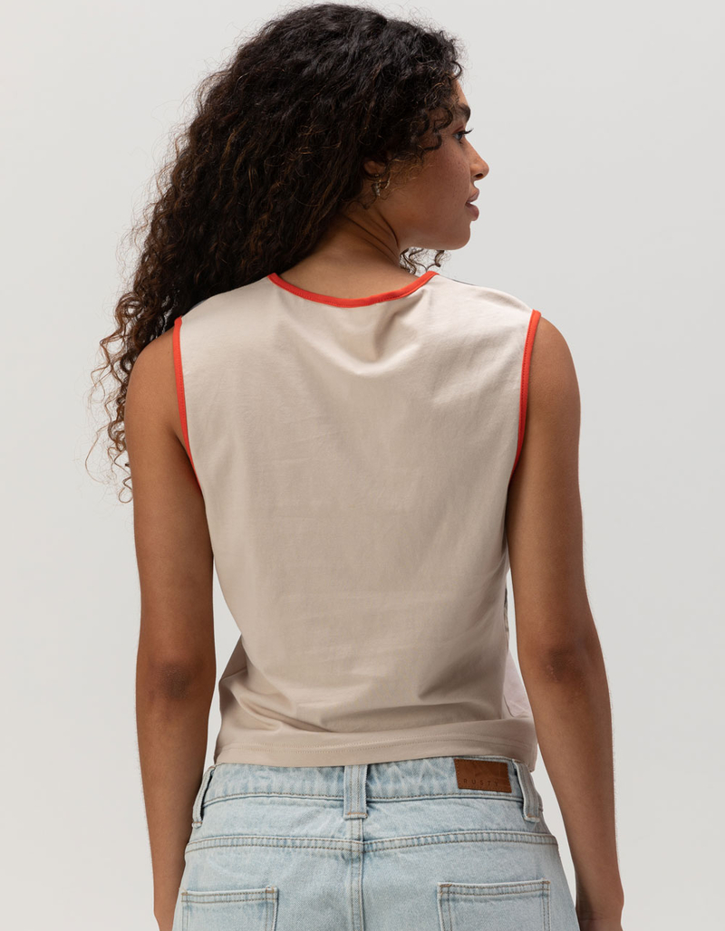RUSTY All Ova Womens Slim Tank Top image number 3
