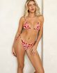 DIPPIN' DAISY'S Palm Tie Back Triangle Bikini Top image number 1