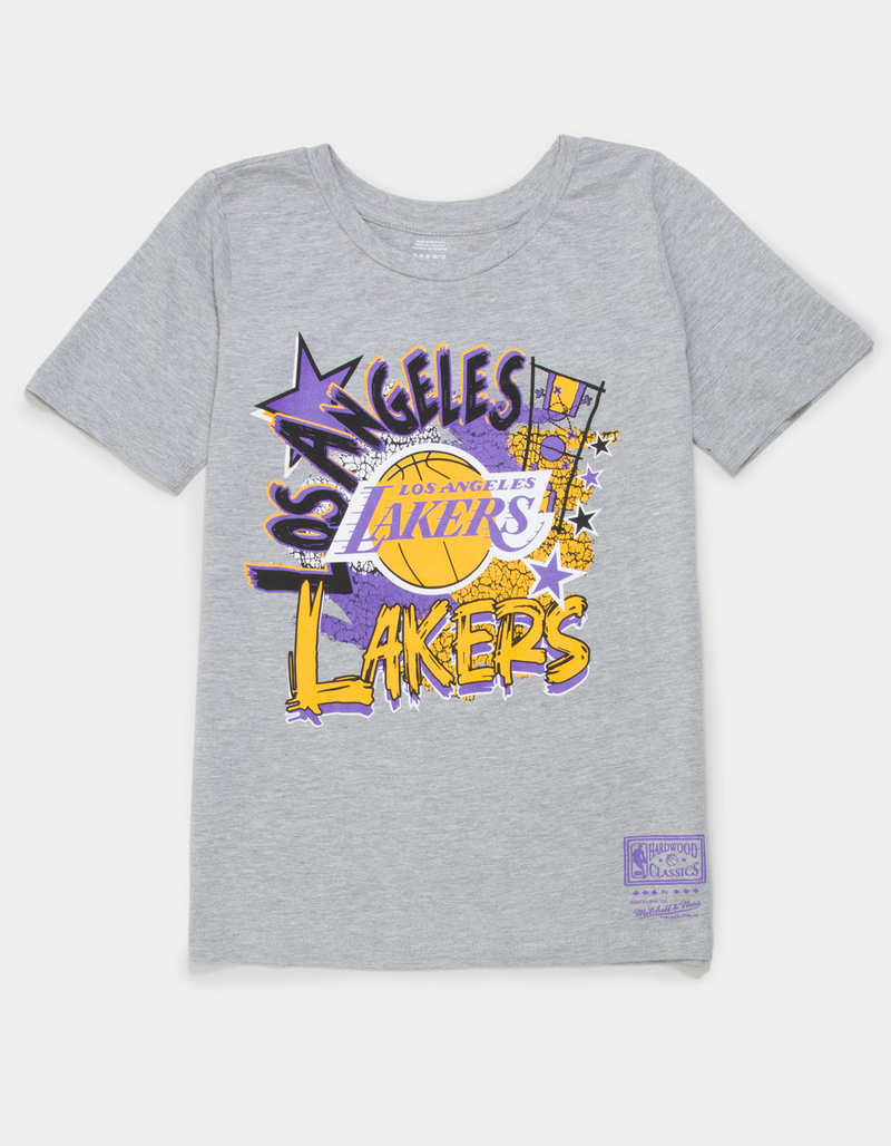 MITCHELL & NESS Los Angeles Lakers Play By Play Boys Tee image number 0