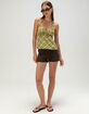 FULL TILT Womens Plaid Halter Top image number 6