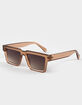 RSQ Translucent Flat Square Sunglasses image number 1