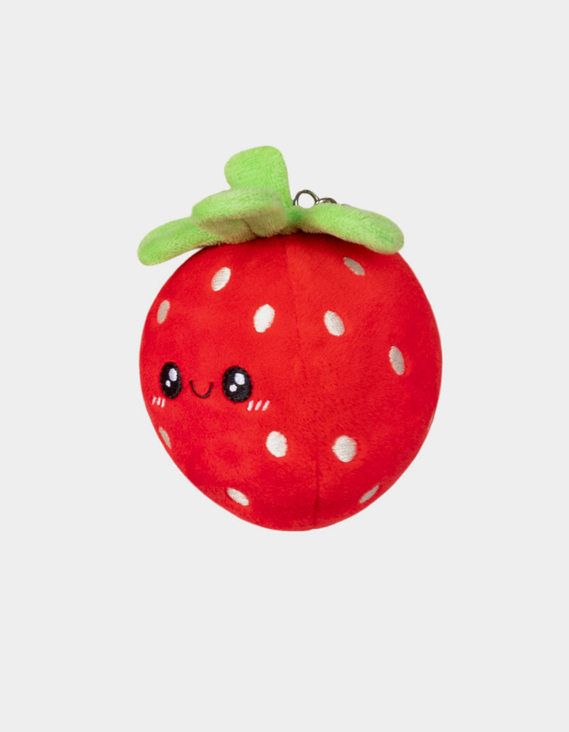 SQUISHABLE Micro Comfort Food Strawberry Milk Plush Keychain image number 1