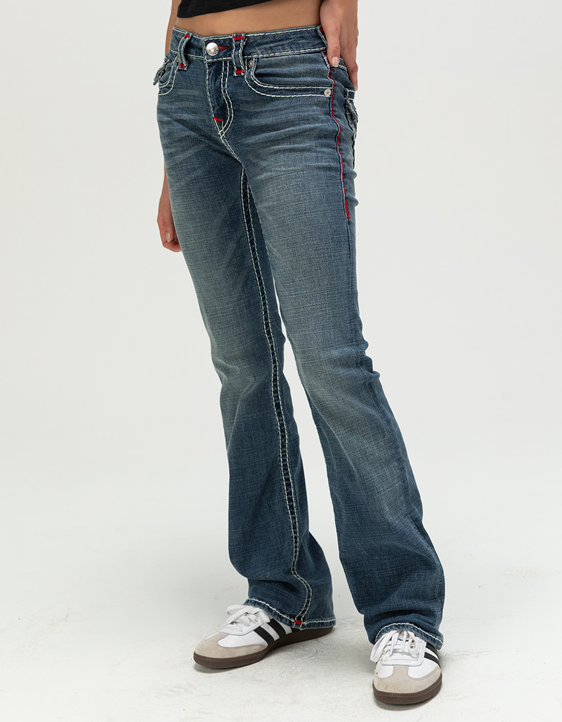 TRUE RELIGION Becca Mid Rise Super T Womens Bootcut Jeans image number 3