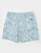 SALTY CREW Palm Print Mens Swim Trunks image number 7