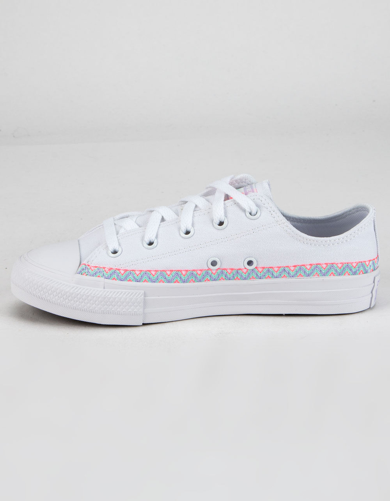 CONVERSE Friendship Bracelet Chuck Taylor All Star Girls Low Top Shoes image number 3