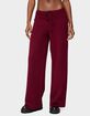 EDIKTED Russell Straight Leg Knit Pants image number 1