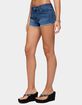 EDIKTED Union Jack Low Rise Denim Shorts image number 2