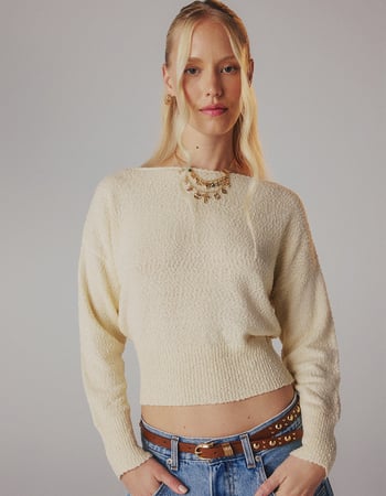 NECTAR CLOTHING Womens Off The Shoulder Sweater Primary Image