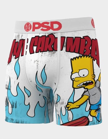 PSD x The Simpsons Aye Carumba Mens Boxer Briefs Primary Image