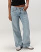 LEVI'S Superlow Loose Womens Jeans - Abraided Art image number 2