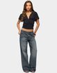 EDIKTED Salie Back Cutout Flutter Top image number 5