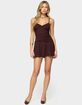 EDIKTED Deborah Ruched Mini Dress image number 4