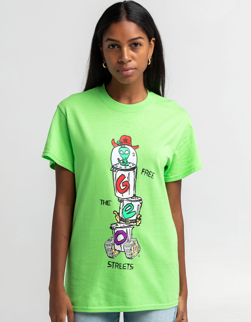 THE GEOMETRO PARTY Sheriff Robbie Street Crawler Womens Tee image number 0