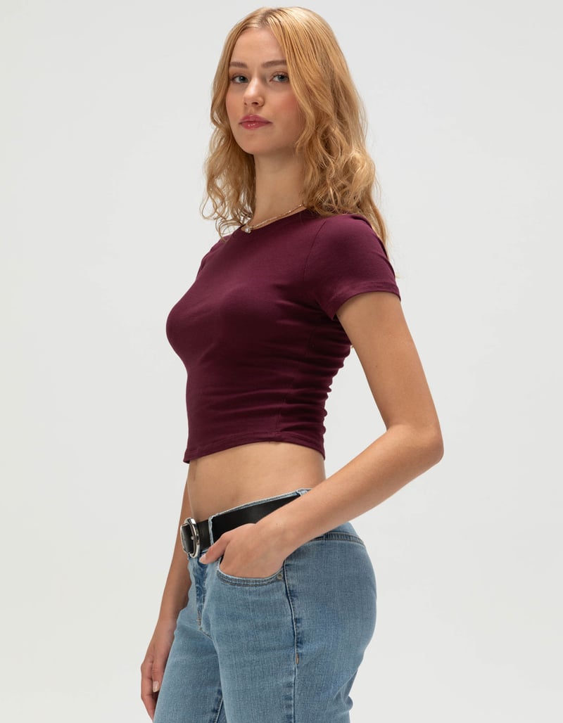 TILLYS Womens Baby Tee image number 2