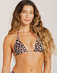 DAMSEL Giraffe Texture Triangle Bikini Top image number 4