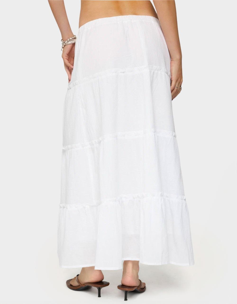 EDIKTED Petite Charlotte Tiered Maxi Skirt image number 2