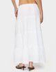 EDIKTED Petite Charlotte Tiered Maxi Skirt image number 3